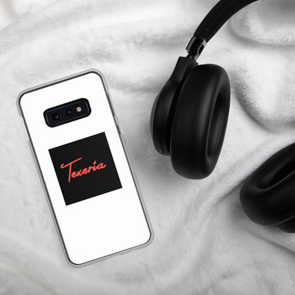 Red Logo Script Samsung Case