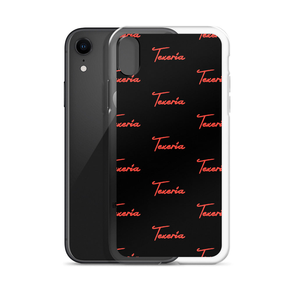 Red Logo Script 2 iPhone Case