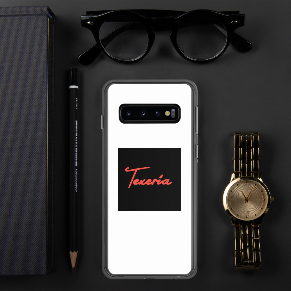 Red Logo Script Samsung Case