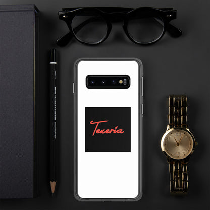 Red Logo Script Samsung Case