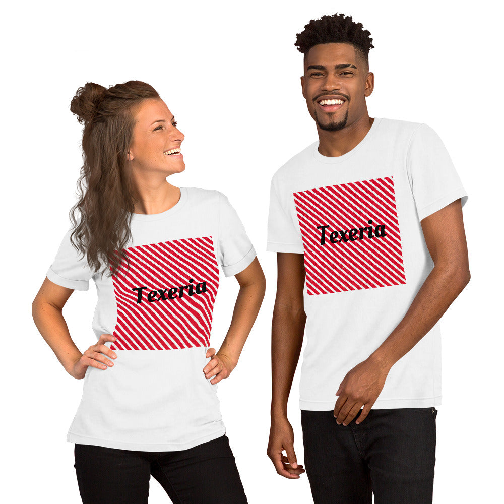 Red Stripes Plus Size Unisex T-Shirt