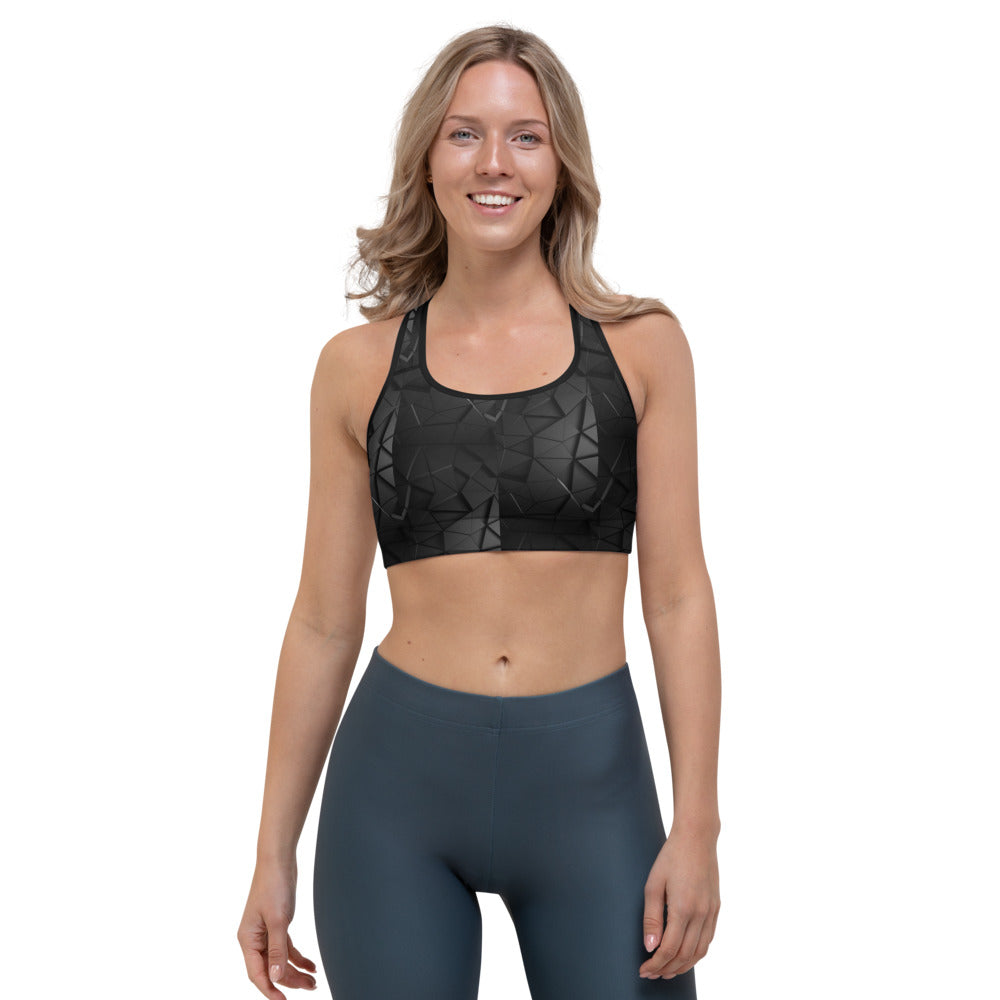 3D Triangle Sports bra