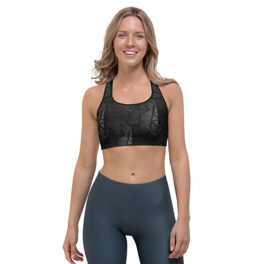 3D Triangle Sports bra