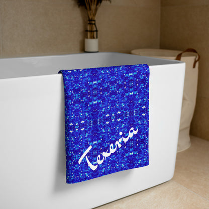 Crystal Blue Beach Towel