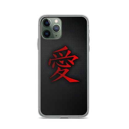 Love in Japanese iPhone Case