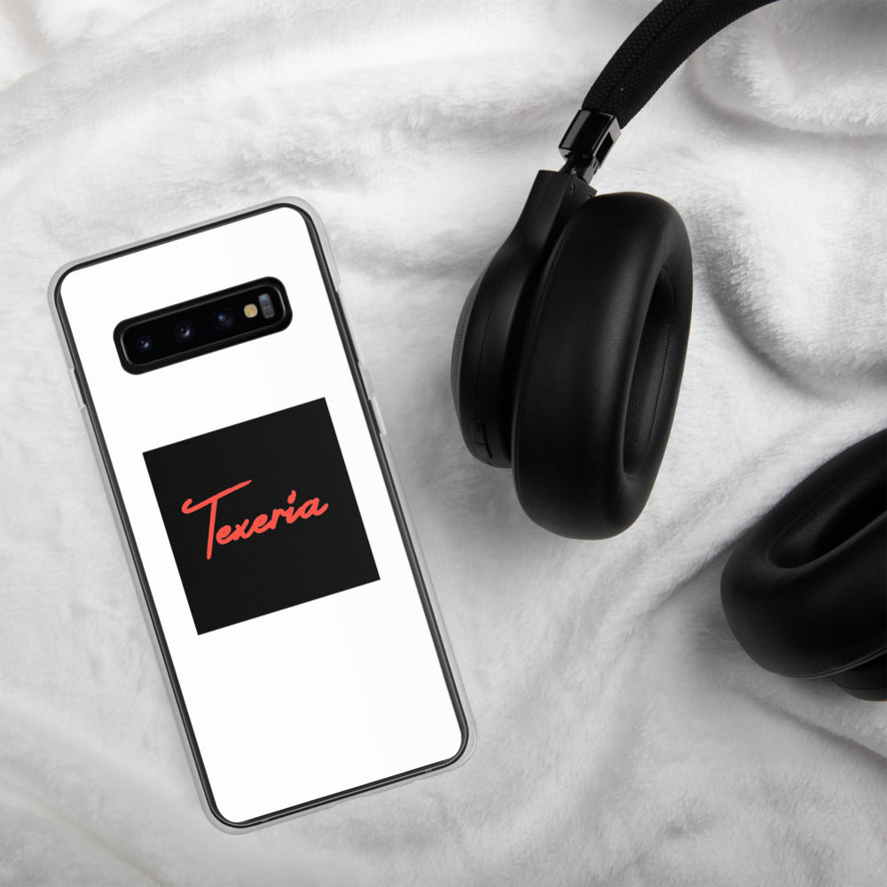 Red Logo Script Samsung Case