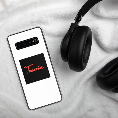 Red Logo Script Samsung Case