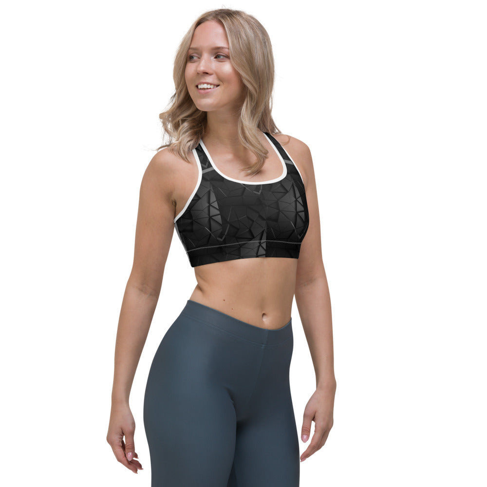 3D Triangle Sports bra