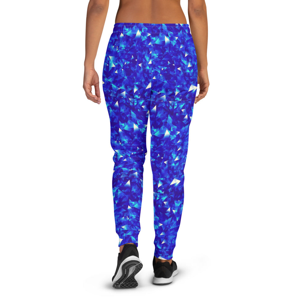 Crystal Blue Women's Joggers  (name on the Thigh)