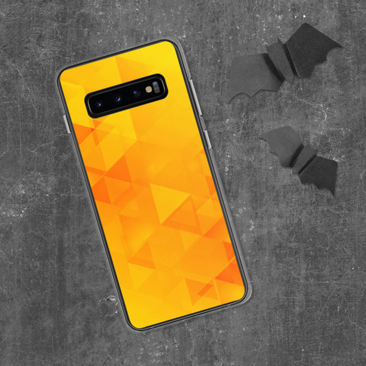 Orange Abstract Samsung Case