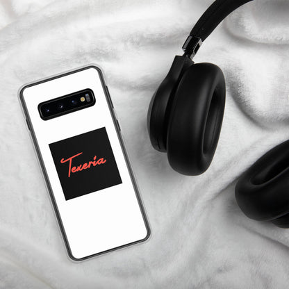 Red Logo Script Samsung Case