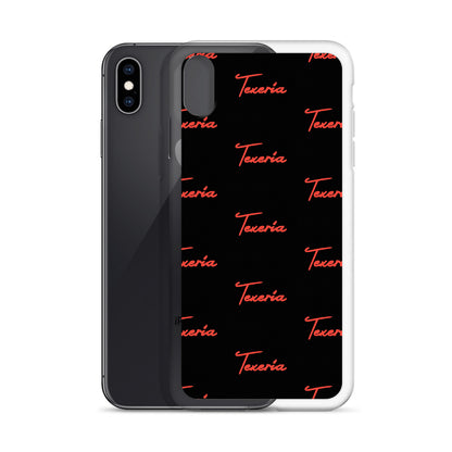 Red Logo Script 2 iPhone Case