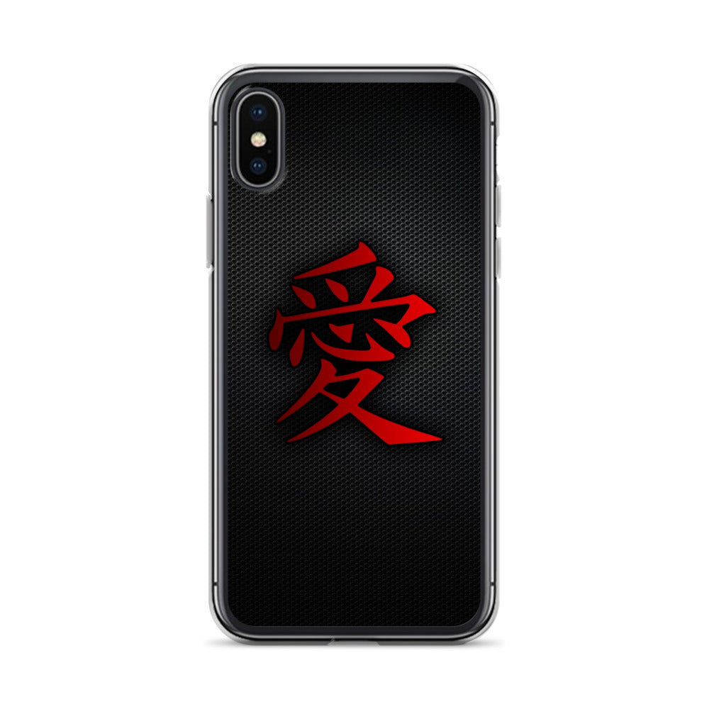 Love in Japanese iPhone Case