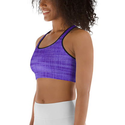 Violet Sports bra (white)