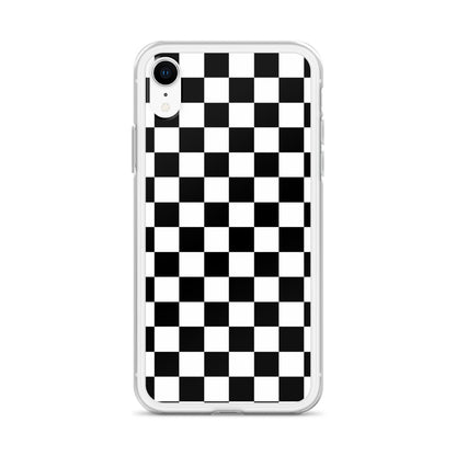 Checkered Black iPhone Case