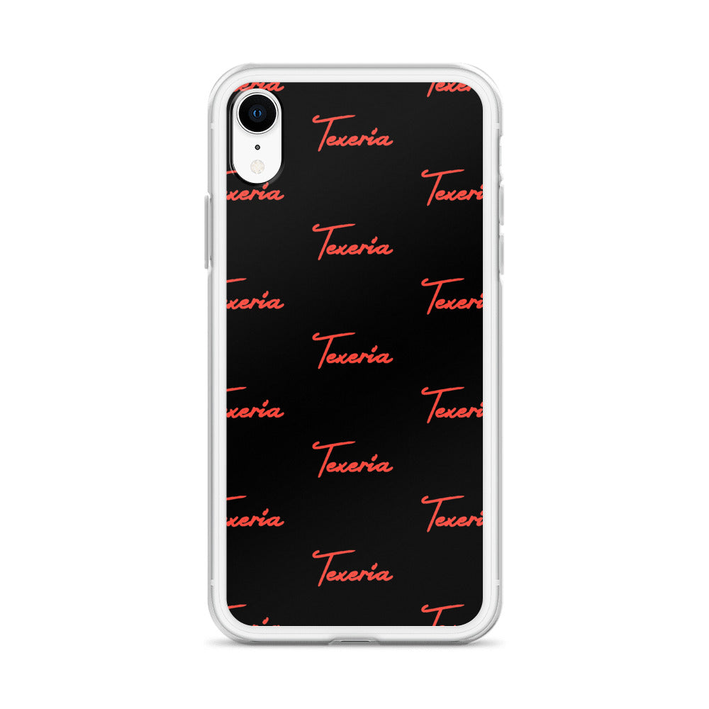 Red Logo Script 2 iPhone Case