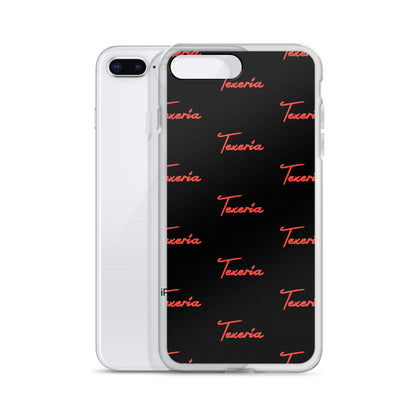 Red Logo Script 2 iPhone Case