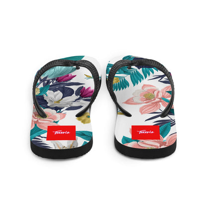 Warm Floral Flip-Flops