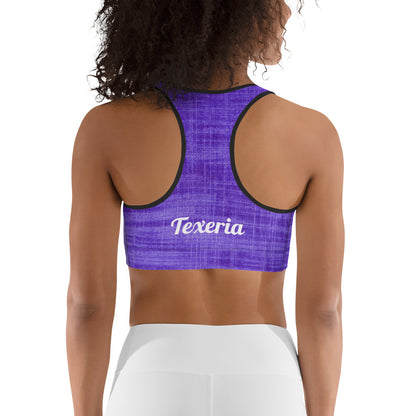 Violet Sports bra (white)