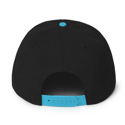 Feather Snapback Hat (White)
