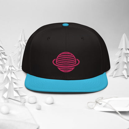 Saturn Snapback Hat (Pink)
