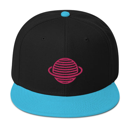 Saturn Snapback Hat (Pink)