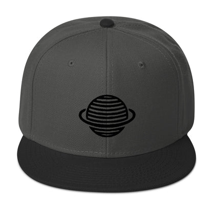 Saturn Snapback Hat (Black)