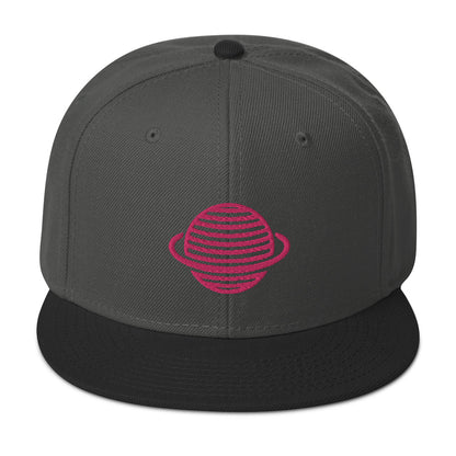 Saturn Snapback Hat (Pink)