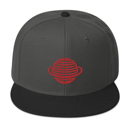Saturn Snapback Hat (Red)