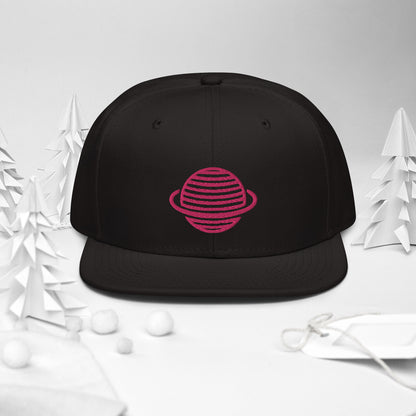 Saturn Snapback Hat (Pink)