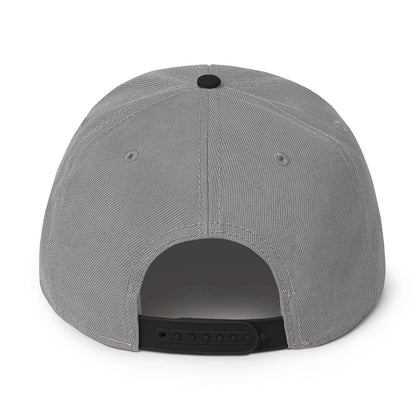 Feather Snapback Hat (White)