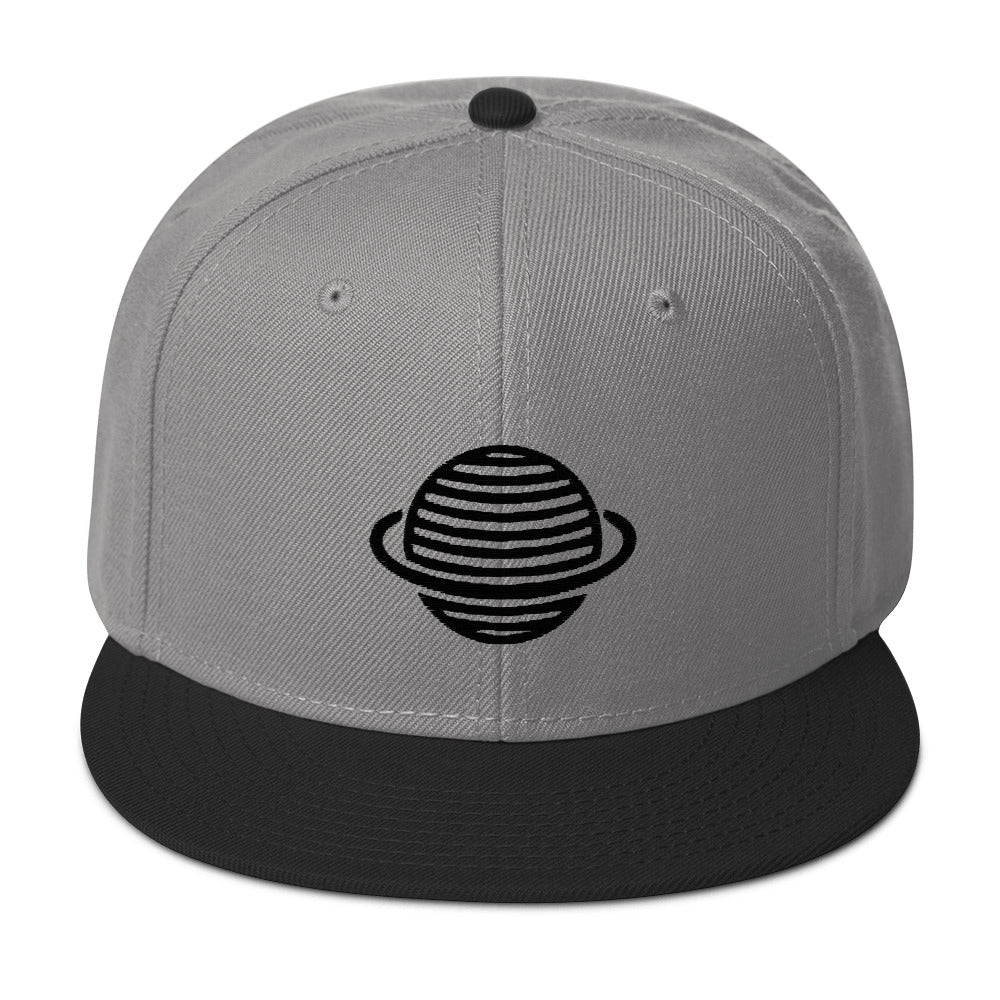 Saturn Snapback Hat (Black)