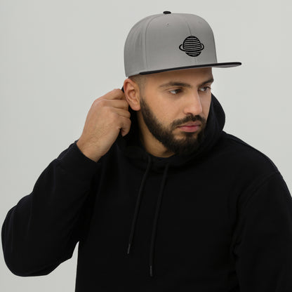 Saturn Snapback Hat (Black)