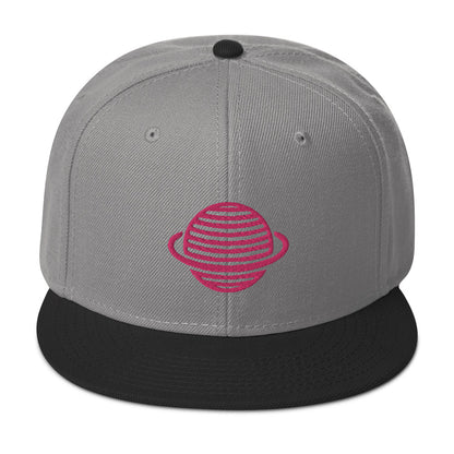 Saturn Snapback Hat (Pink)