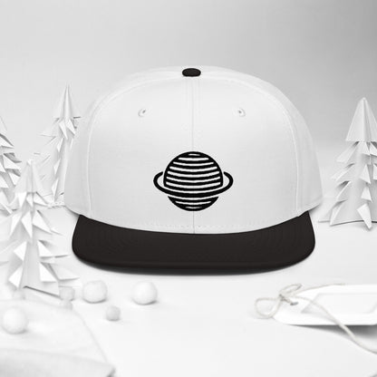 Saturn Snapback Hat (Black)