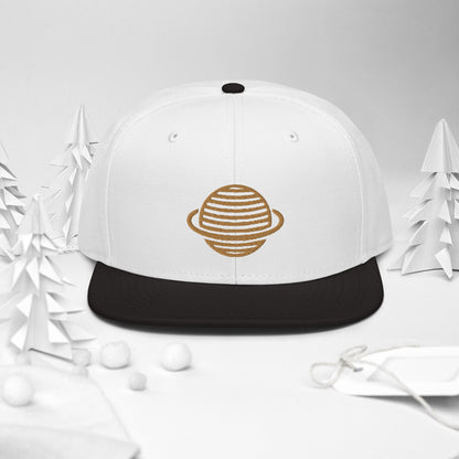 Saturn Snapback Hat (Gold)