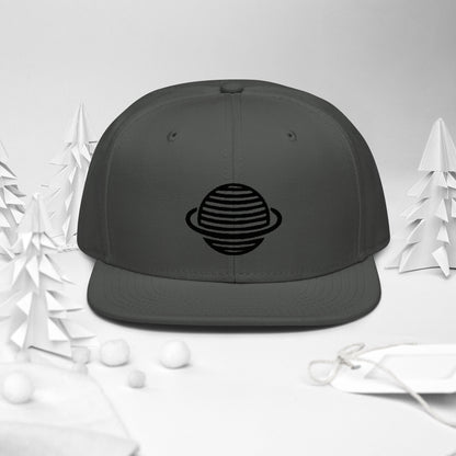 Saturn Snapback Hat (Black)