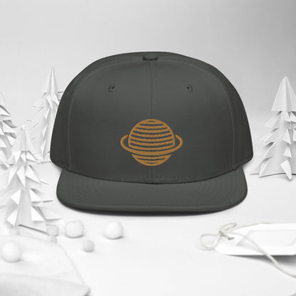Saturn Snapback Hat (Gold)