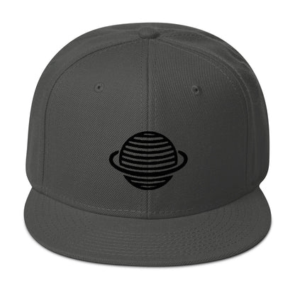 Saturn Snapback Hat (Black)
