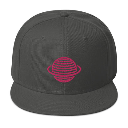 Saturn Snapback Hat (Pink)