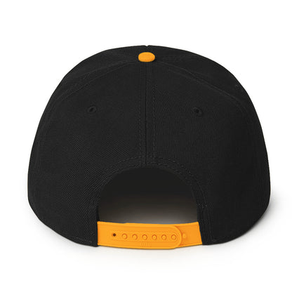 Feather Snapback Hat (White)