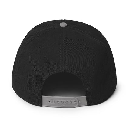 Feather Snapback Hat (Royal Blue)