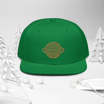 Saturn Snapback Hat (Gold)