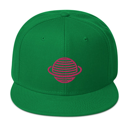 Saturn Snapback Hat (Pink)