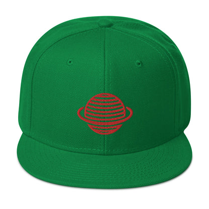 Saturn Snapback Hat (Red)