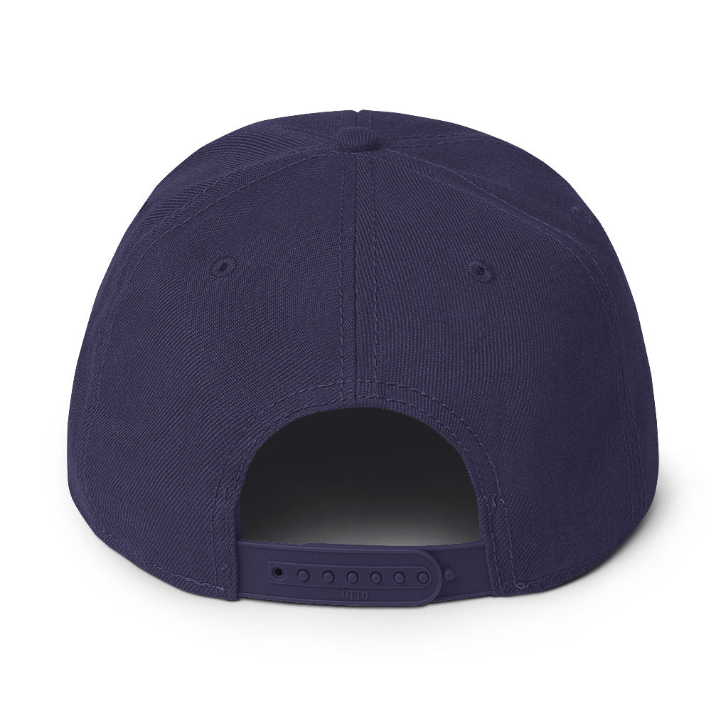 Feather Snapback Hat (Pink)