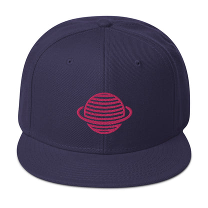 Saturn Snapback Hat (Pink)