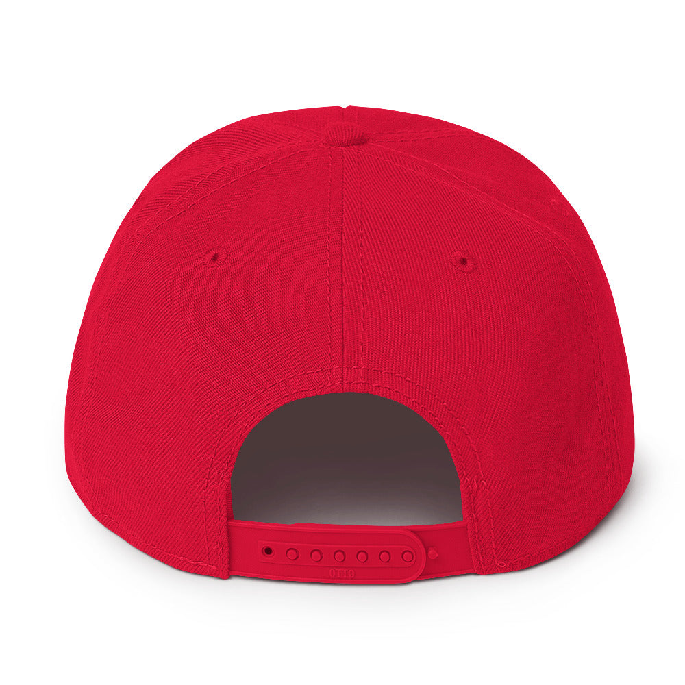 Feather Snapback Hat (Royal Blue)