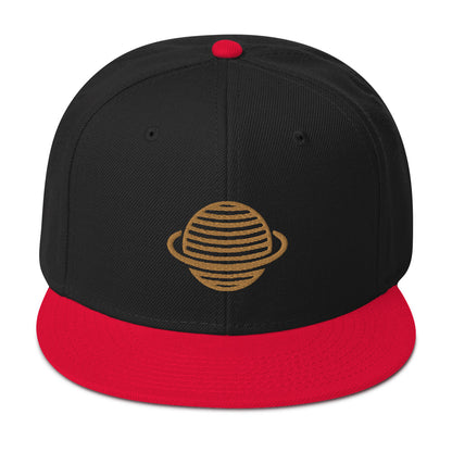 Saturn Snapback Hat (Gold)