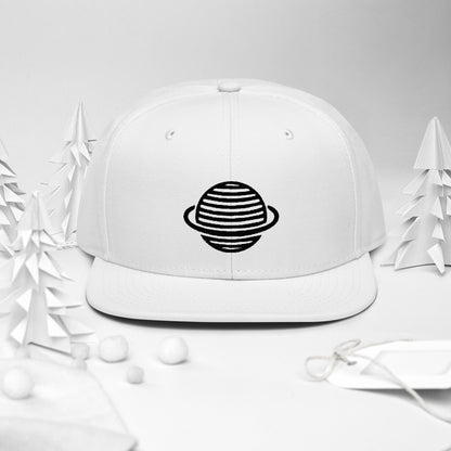 Saturn Snapback Hat (Black)